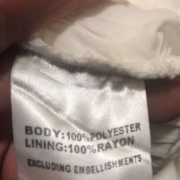 Hello Molly Not Fair On Me White Dress Medium US XS  NWT - Picture 7 of 7